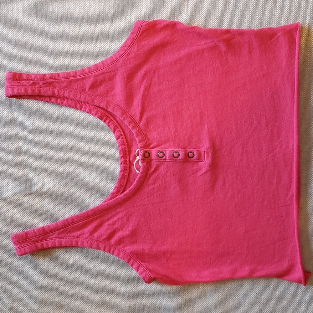 ☆HOST PICK☆ OP crop top tank size M 7-9 bright pink